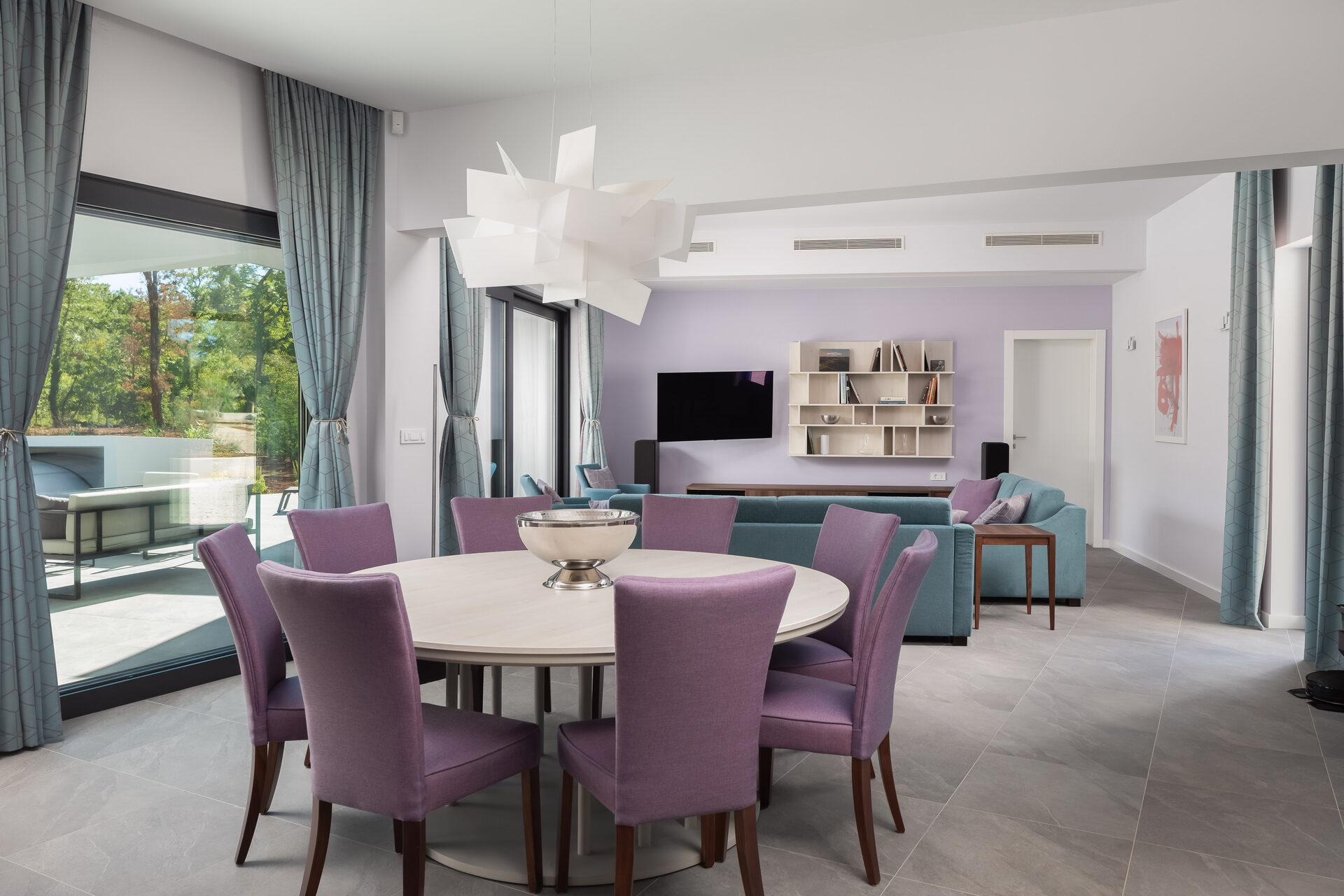 Living and dining
